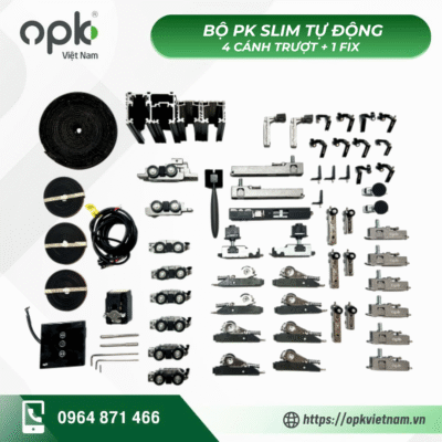 BỘ PHỤ KIỆN SLIM TỰ ĐỘNG 4 CÁNH TRƯỢT + 1 FIX