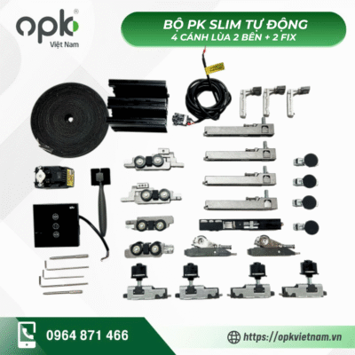 BỘ PHỤ KIỆN SLIM TỰ ĐỘNG 4 CÁNH LÙA 2 BÊN + 2FIX