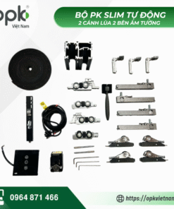 BỘ PHỤ KIỆN SLIM TỰ ĐỘNG 2 CÁNH LÙA 2 BÊN ÂM TƯỜNG