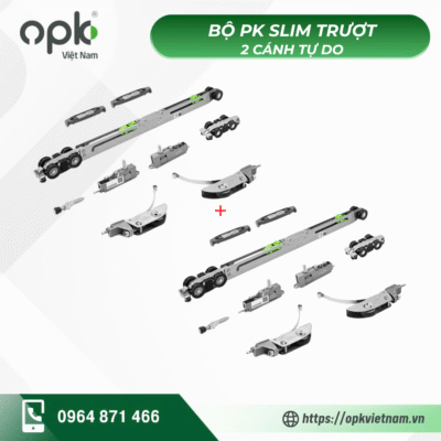 Bộ phụ kiện OPK cho cửa slim 2 cánh