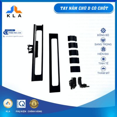 Bộ khóa D chốt trên ray cover